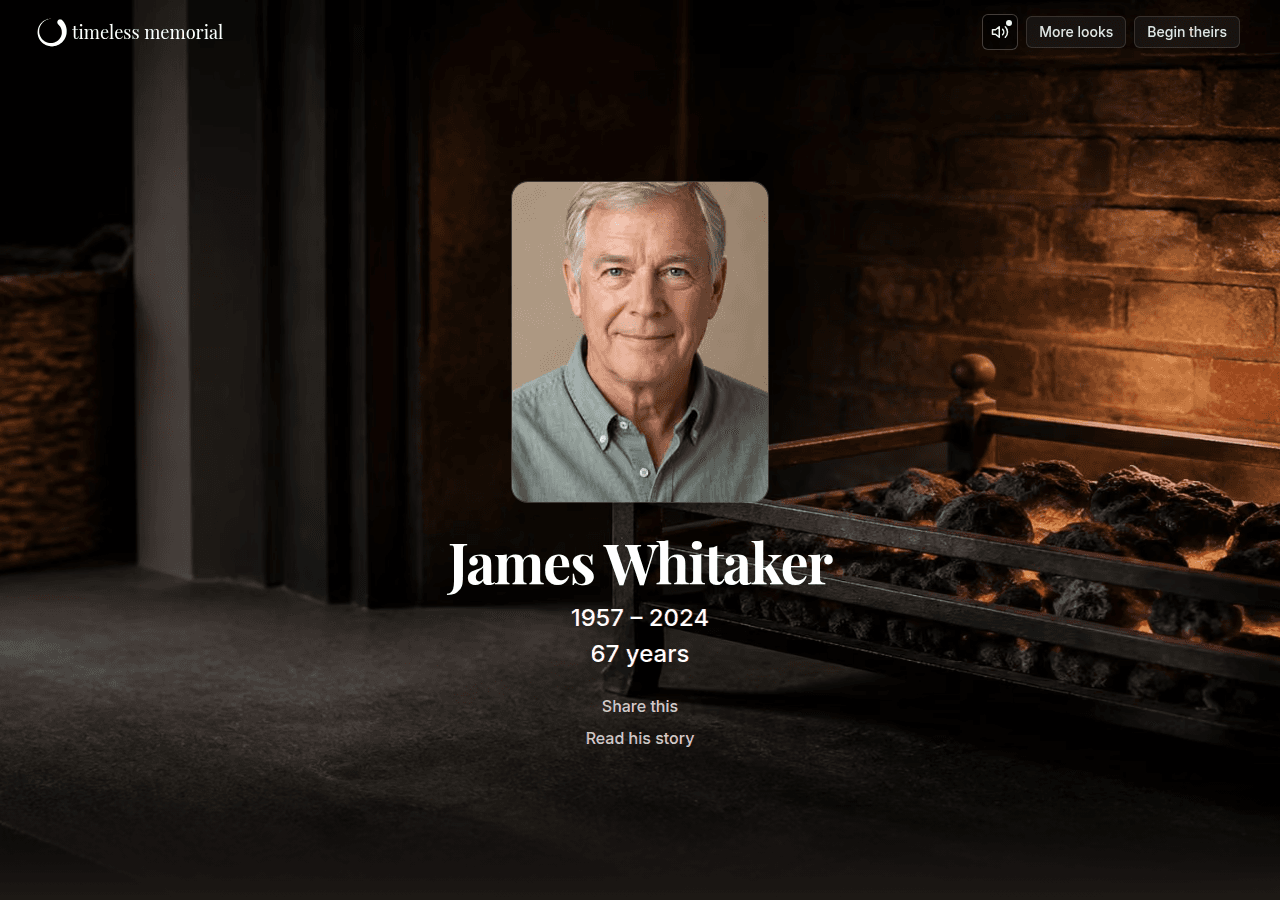 A warmer look for James Whitaker